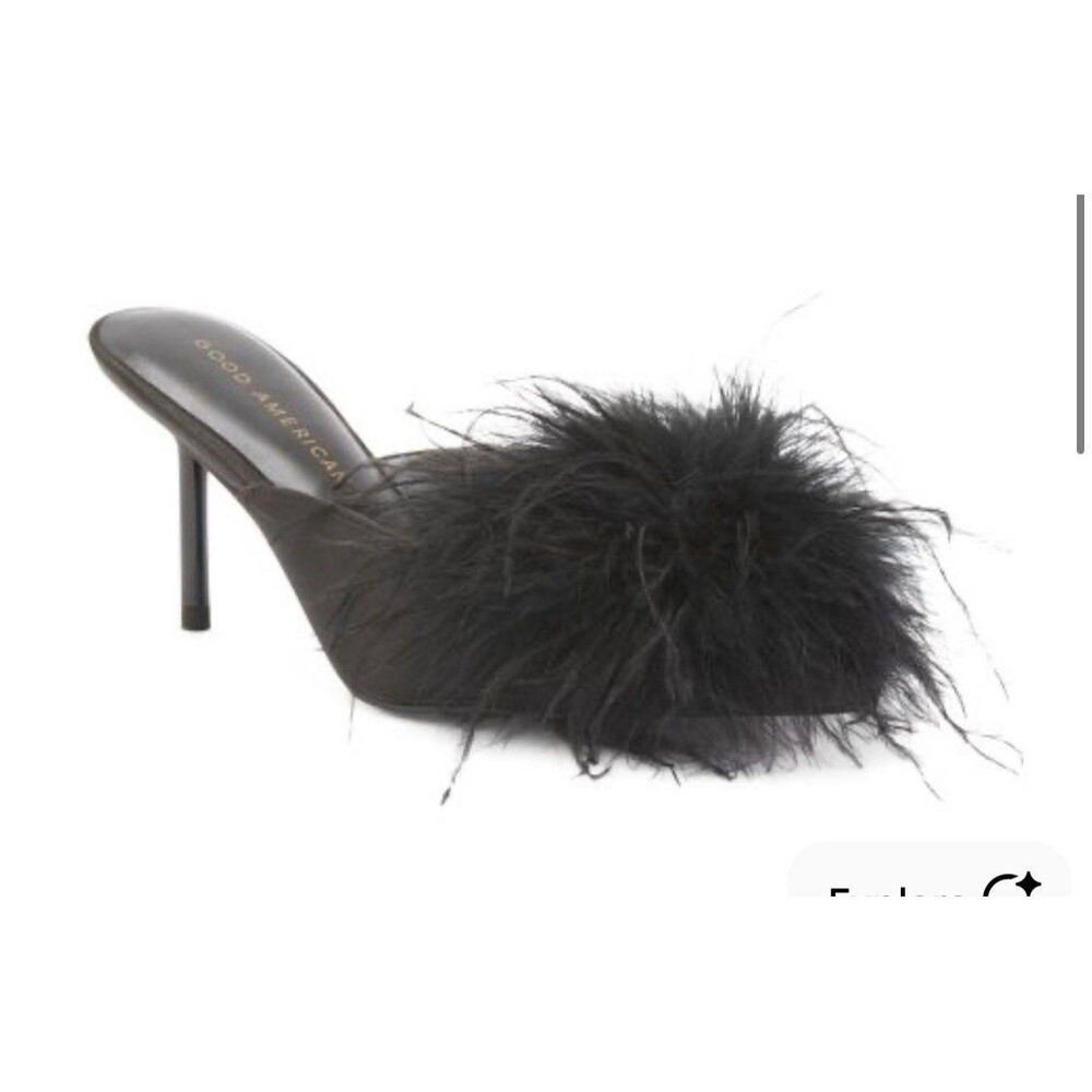 Good American Feather Mule 8.5